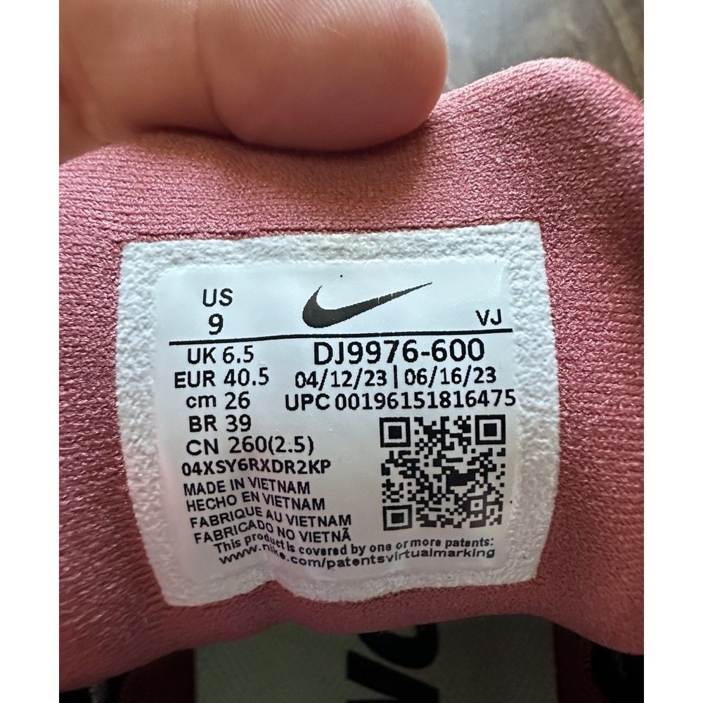 Nike Women's React Escape Run 2 "Burgundy Mint" Running Shoes DJ9976-600 Size 9 - Picture 7 of 7